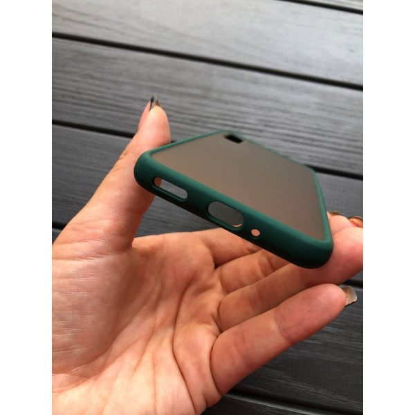 Чехол для Huawei P Smart S матовый пластик без дизайна