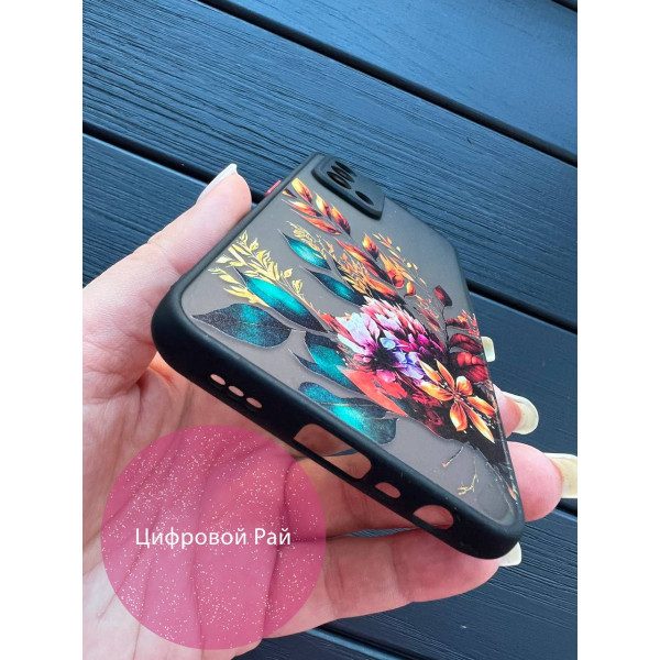 Чехол для Oppo A74 4G осенние цветы