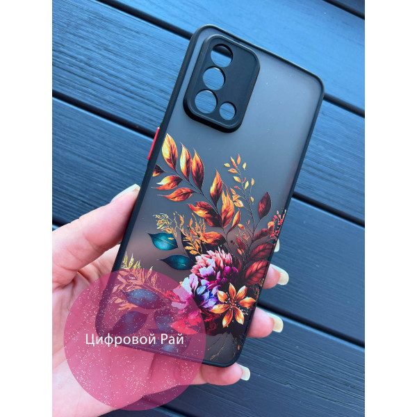 Чехол для Oppo A74 4G осенние цветы