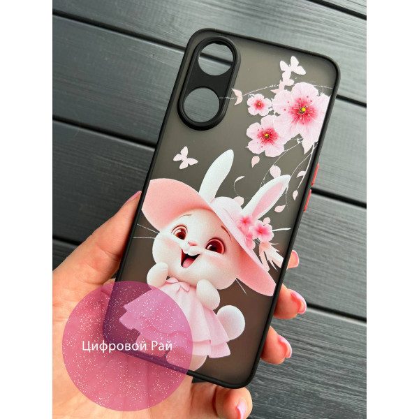 Чехол для Oppo A78 4G детский зайчик