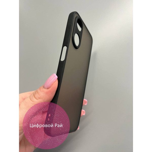Чехол для Oppo A78 4G матовый пластик без дизайна