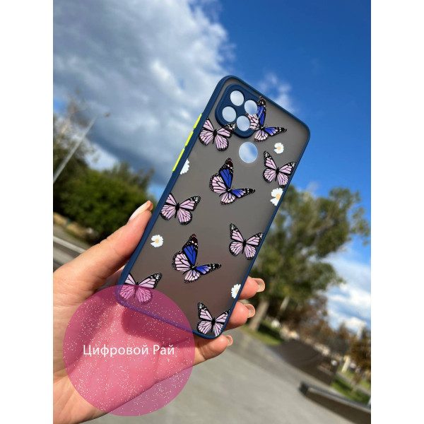 Чехол для Oppo A15s / A15 бабочки