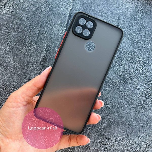 Чехол для Oppo A15s / A15 матовый пластик без дизайна