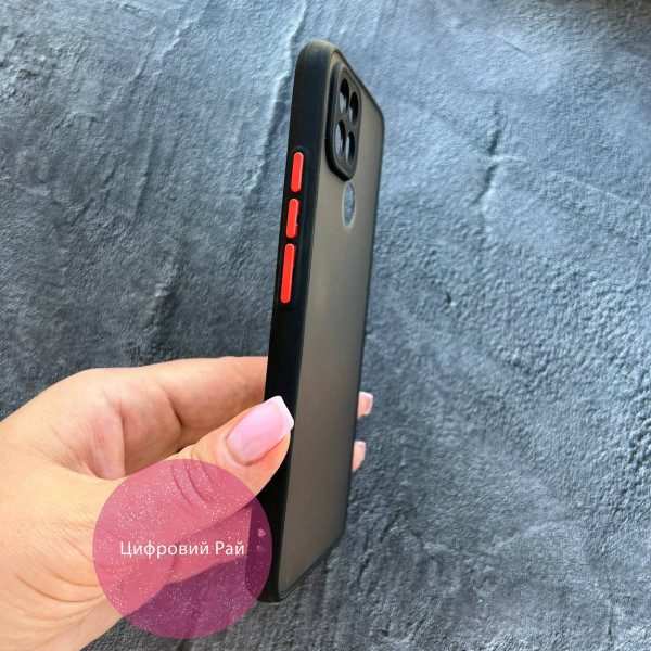 Чехол для Oppo A15s / A15 матовый пластик без дизайна