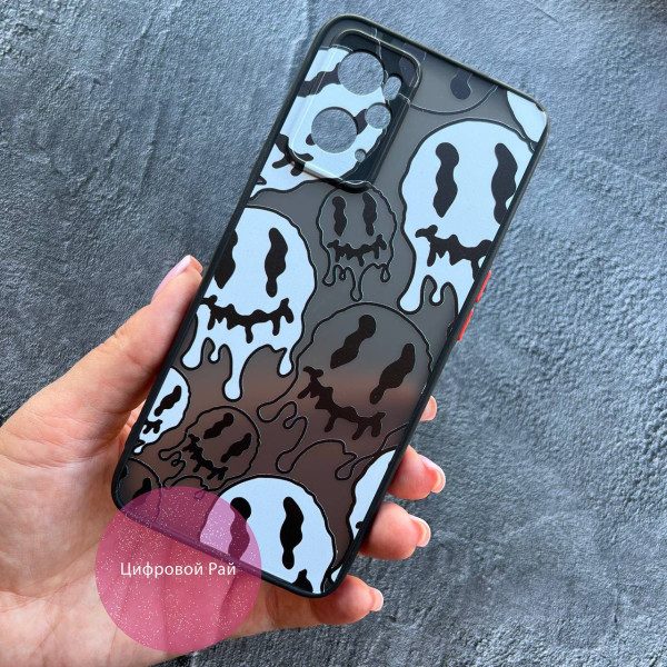 Чехол для Oppo A76/A96 смайлики призраки