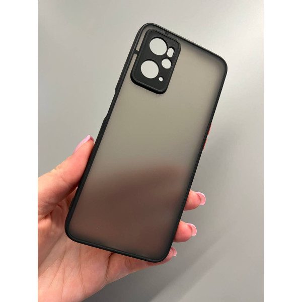 Чехол для Oppo A76/A96 матовый пластик без дизайна