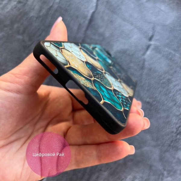 Чехол для Oppo Reno 10 / 10 Pro изумрудная мозаика