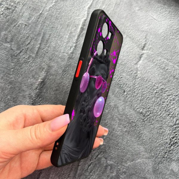 Чехол для Oppo Reno 7 4G с защитой камеры с греческой скульптурой Давид