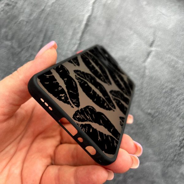 Чохол для Oppo Reno 7 4G з захистом камери з чорними губами