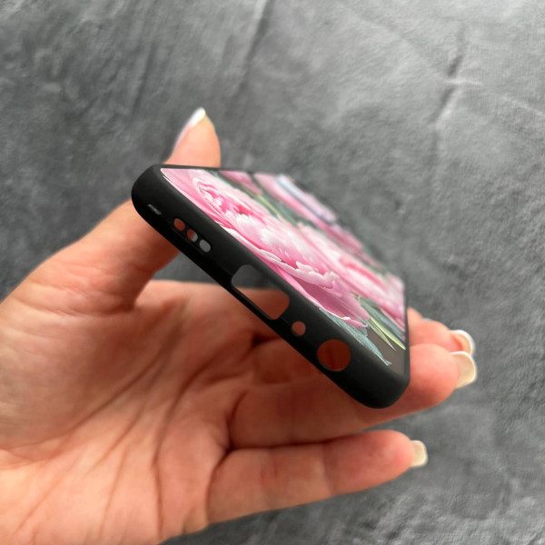 Чохол для Oppo Reno 5 Lite півонії крупні