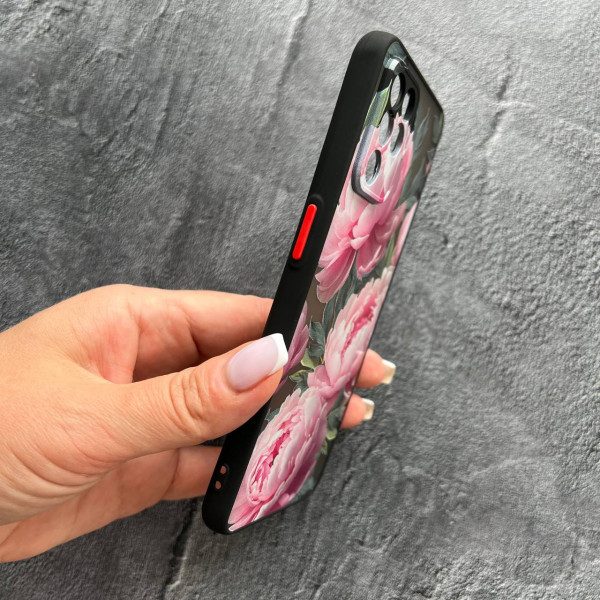 Чехол для Oppo Reno 5 Lite пионы крупные