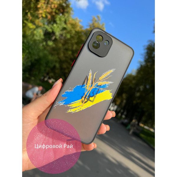 Чехол для Samsung Galaxy A03 трезубец