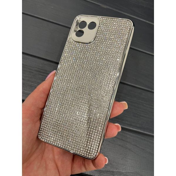 Чехол для Samsung Galaxy A03 стразы