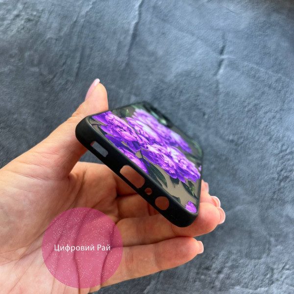 Чехол для Samsung Galaxy A03 лавандовые пионы