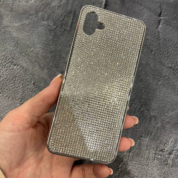 Чехол для Samsung Galaxy A04 стразы камни