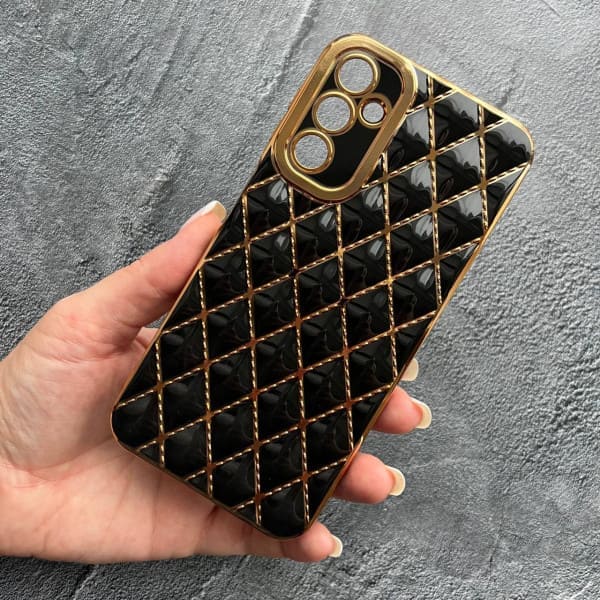 Чохол для Samsung Galaxy A24 з захистом камери чорна «подушечка»