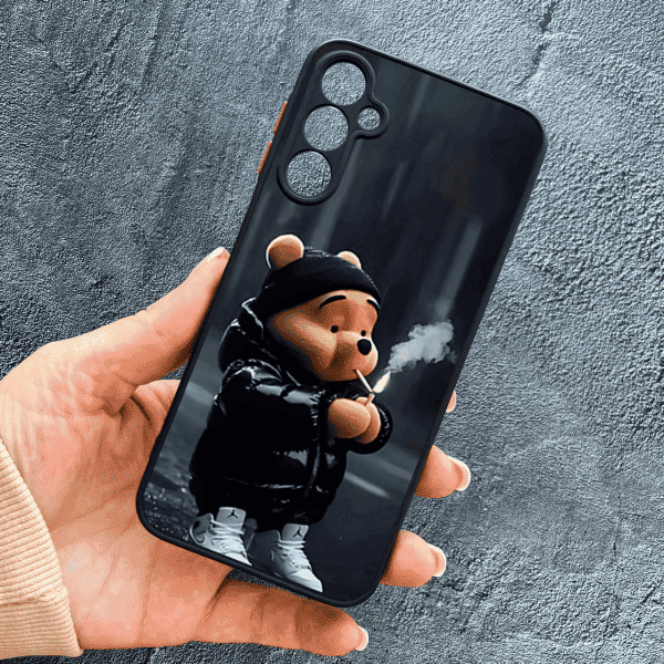 Чохол для Samsung Galaxy A15 з захистом камери з ведмедиком Вінні