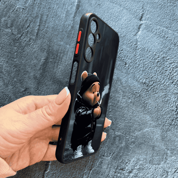 Чохол для Samsung Galaxy A15 з захистом камери з ведмедиком Вінні