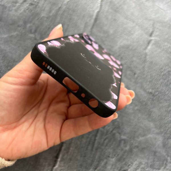 Чехол для Samsung Galaxy A15 с защитой камеры детский с котиком и бантиками