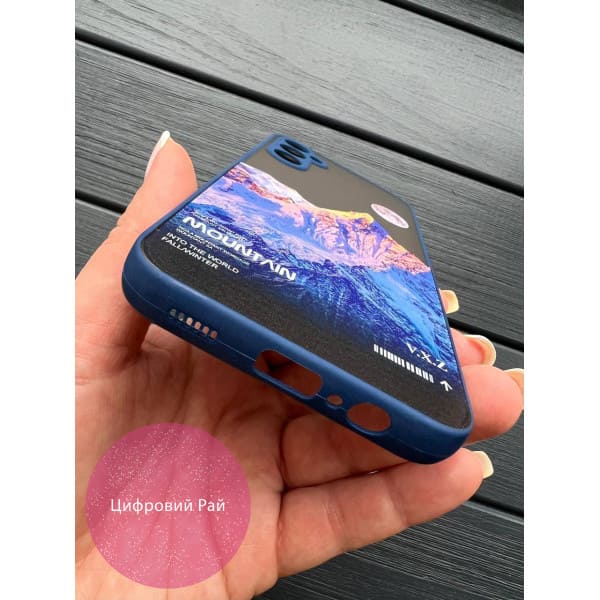 Чехол для Samsung Galaxy A14 горы Blue mountains