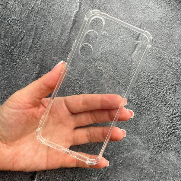 Чохол для Samsung Galaxy A54 протиударний прозорий силіконовий чохол без дизайну