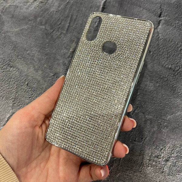 Чехол для Samsung Galaxy A10s стразы камешки