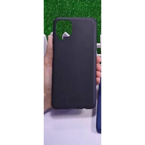 Чохол для Samsung Galaxy A12/M12 матовий силікон чорний
