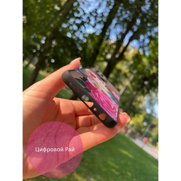 Чохол для Samsung Galaxy A22 4G / M32 / M22 з захистом камери півонії класичні