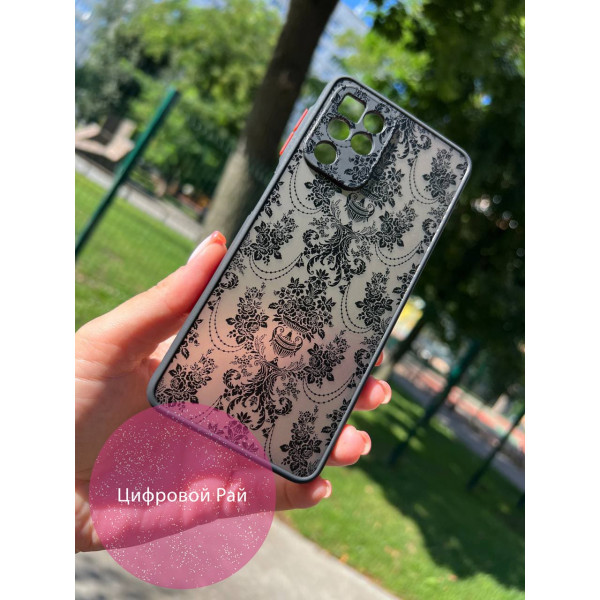 Чохол для Samsung Galaxy A22 4G / M32 / M22 з захистом камери Мехенді