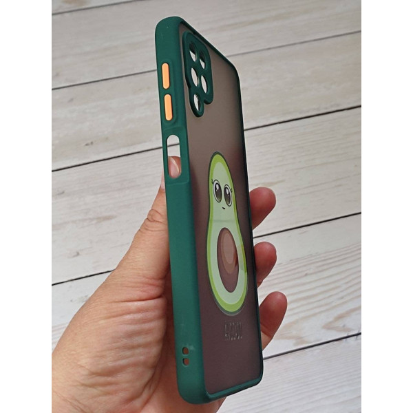 Чохол для Samsung Galaxy A12 / M12 з захистом камери авокадо