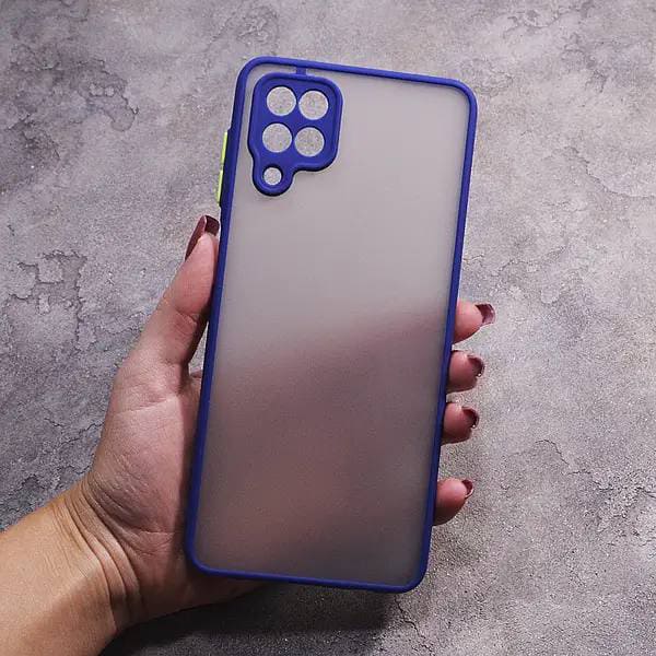 Чохол для Samsung Galaxy A12 / M12 з захистом камери матовий пластик без дизайну
