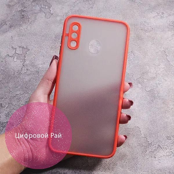 Чехол для Samsung Galaxy A20/A30 матовый пластик без дизайна