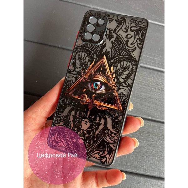 Чехол для Samsung Galaxy A31 масонский глаз