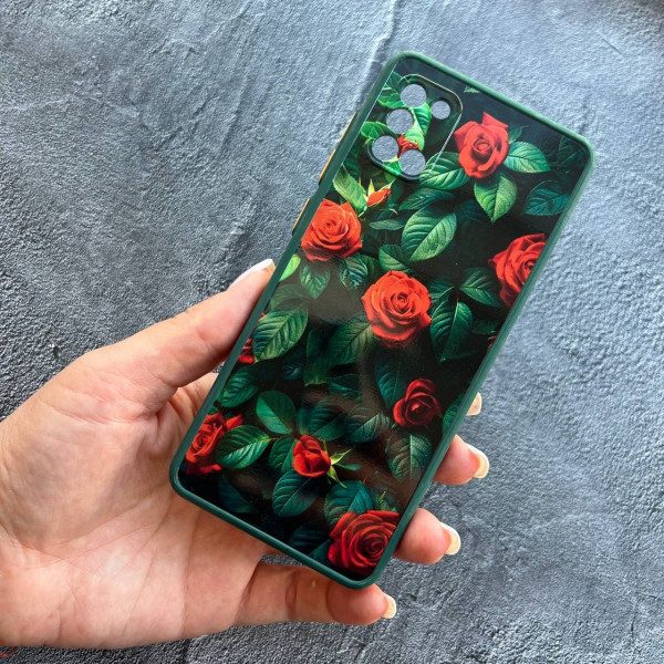Чехол для Samsung Galaxy A31 розы красные
