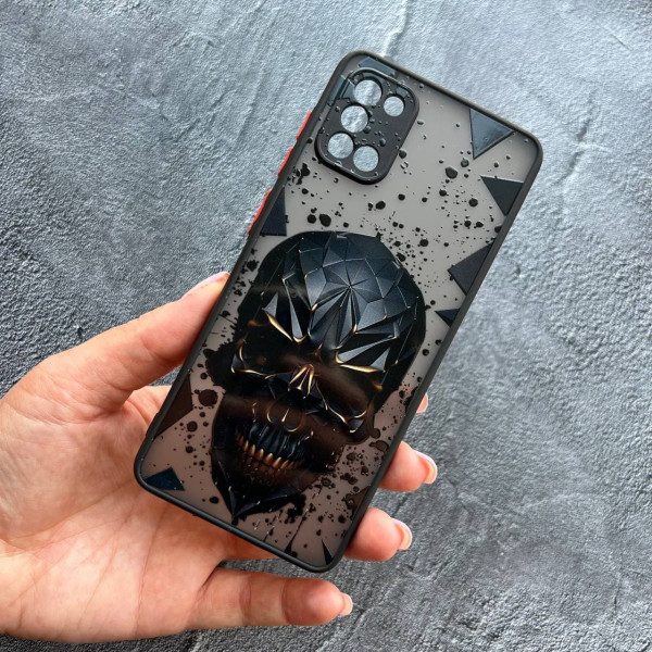 Чехол для Samsung Galaxy A31 череп с кубами
