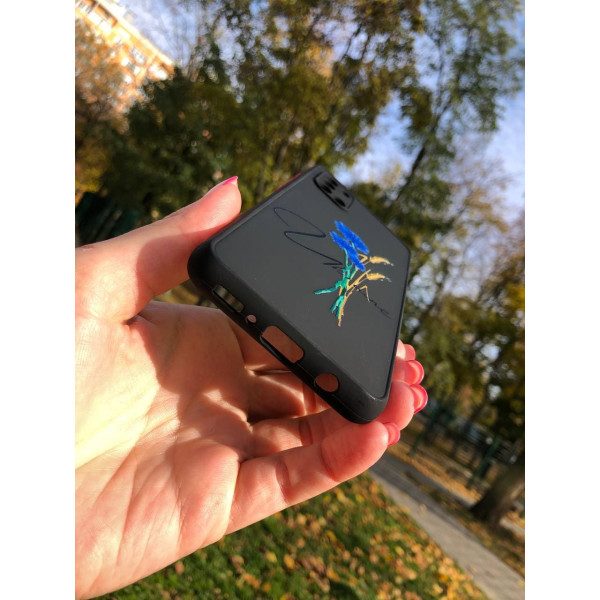 Чехол для Samsung Galaxy A31 патриотический с волошкой