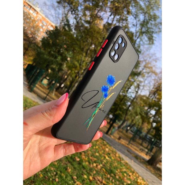 Чехол для Samsung Galaxy A31 патриотический с волошкой