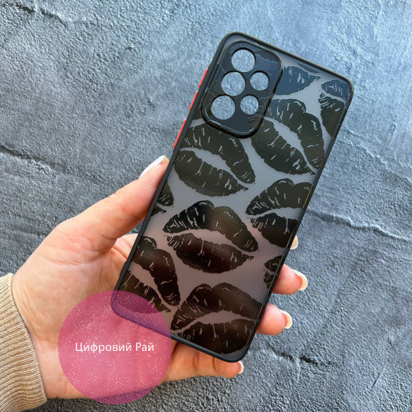 Чохол для Samsung Galaxy A33 чорні губи