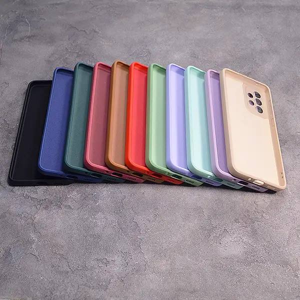 Однотонний чохол для Samsung Galaxy A33 з soft-touch покриттям і мікрофіброю всередині