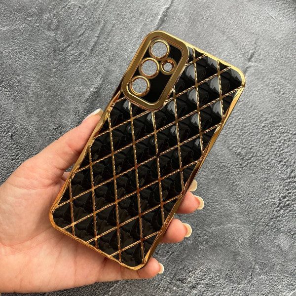 Чохол для Samsung Galaxy A34 з захистом камери чорна «подушечка»
