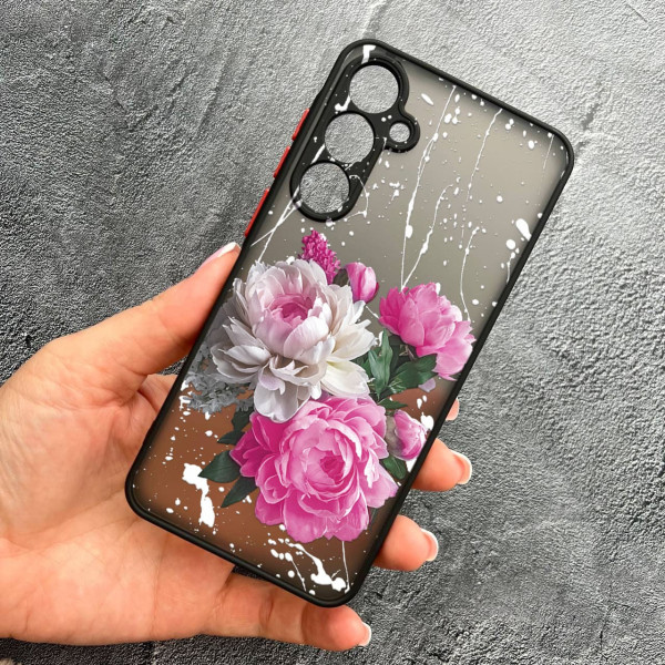 Чохол для Samsung Galaxy A54 півонії класичні