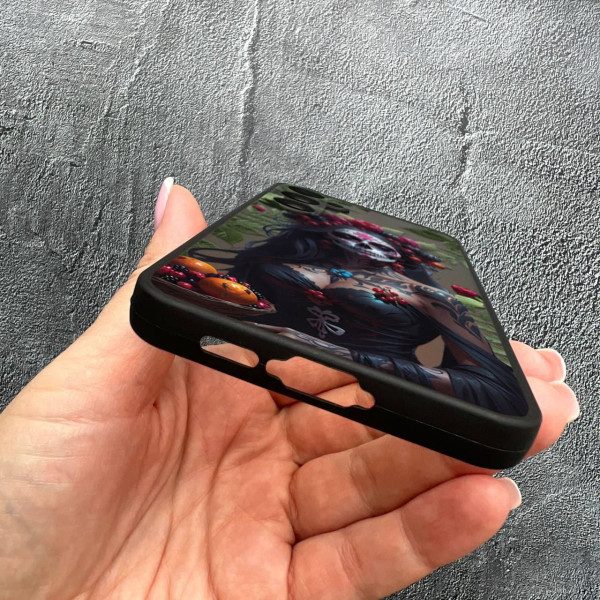Чохол для Samsung Galaxy A35 Санта-Муерте з листями