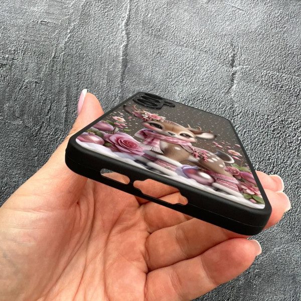 Чехол для Samsung Galaxy A34 новогодний олененок