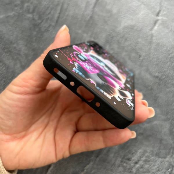 Чехол для Samsung Galaxy A35 с защитой камеры с зимним котом