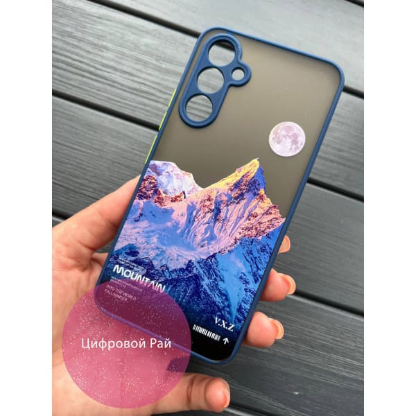 Чохол для Samsung Galaxy A54 гори Blue mountains