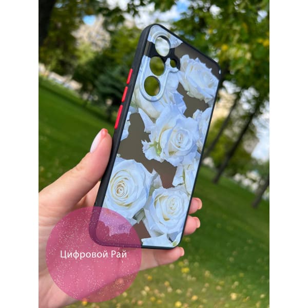 Чохол для Samsung Galaxy A54 білі троянди