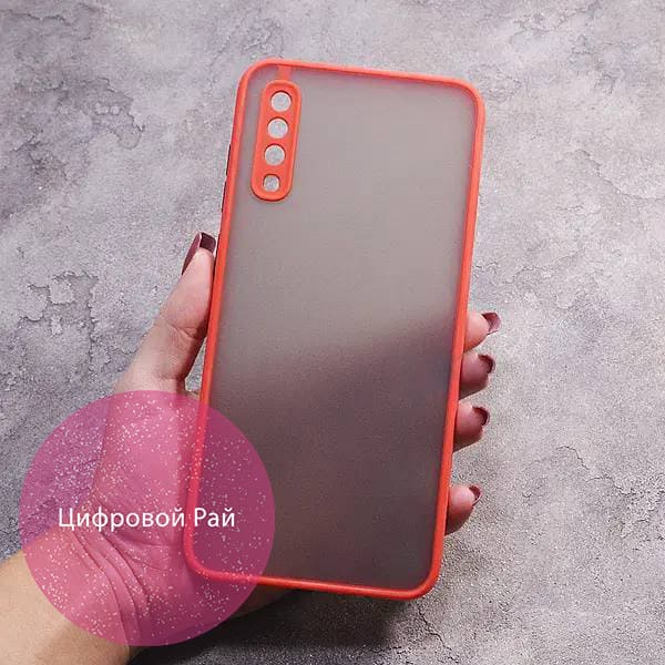 Чехол для Samsung Galaxy A70 (A705F) матовый пластик без дизайна