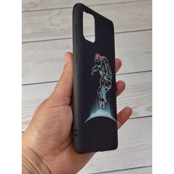 Чохол для Samsung Galaxy A71 силіконовий чохол з малюнком астронавт