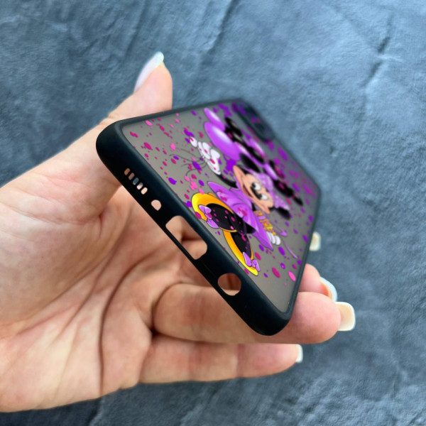 Чехол для Samsung Galaxy A71 с защитой камеры детский с Минни Маус и воздушными шариками