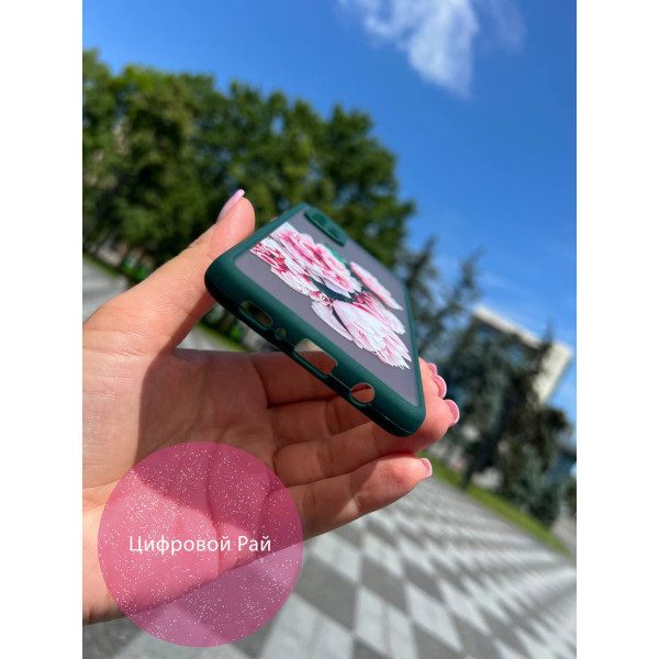 Чохол для Samsung Galaxy A71 з квітами півонії рожеві